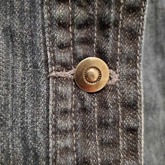 CHICO'S CROP Denim JACKET - Picture 7 of 9